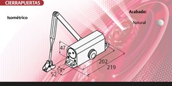 CIERRAPUERTAS 1406 ISOMETRICO