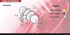 PERILLA BARRILETE TUBULAR ISOMETRICO